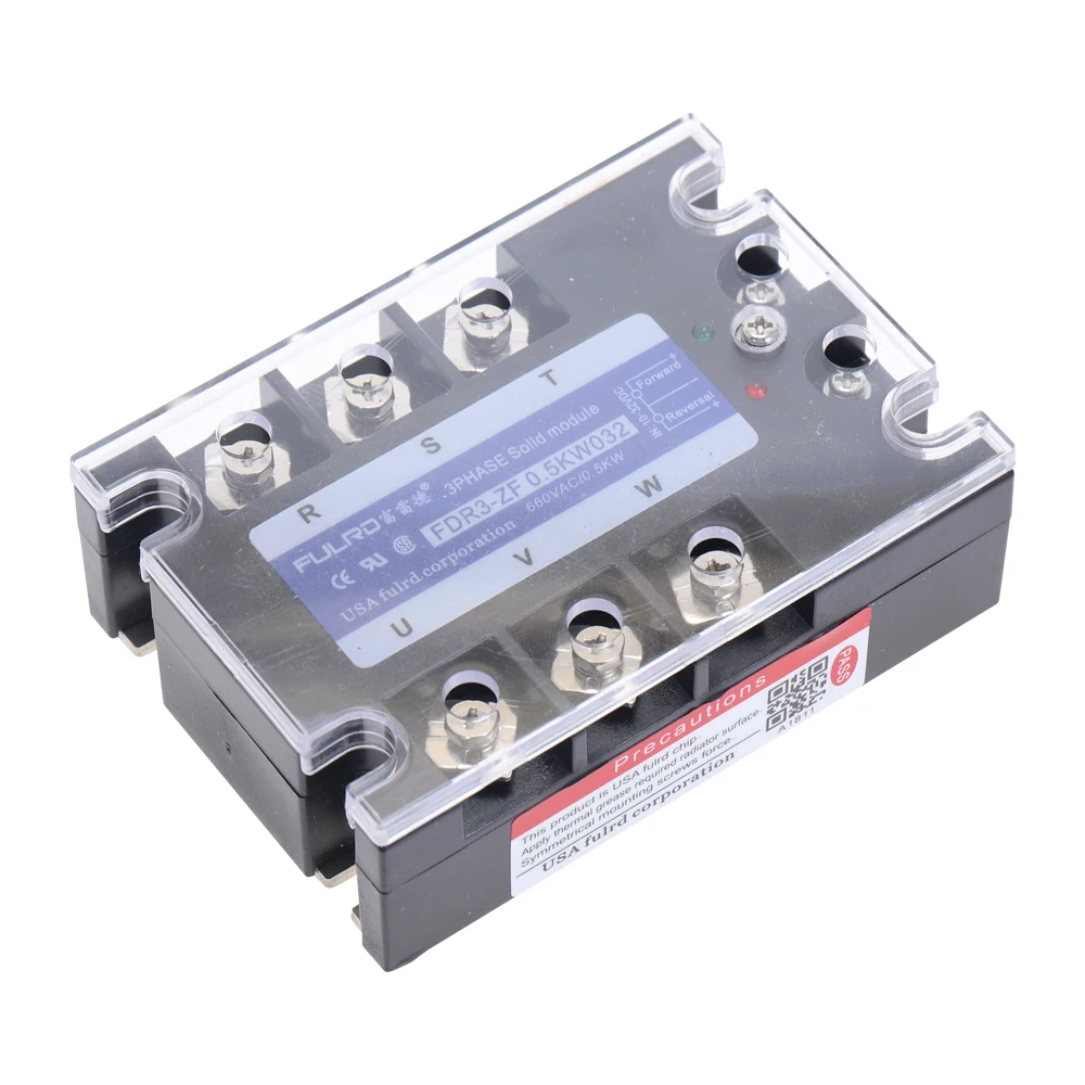 FDR3 ZF 0.5KW032 трехфазное твердотельное реле двигателя положительное и отрицательное