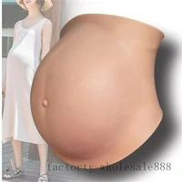 silicone artificial fake belly woman maternity props high quality stage actor baby belly pregnant woman prosthesis belly