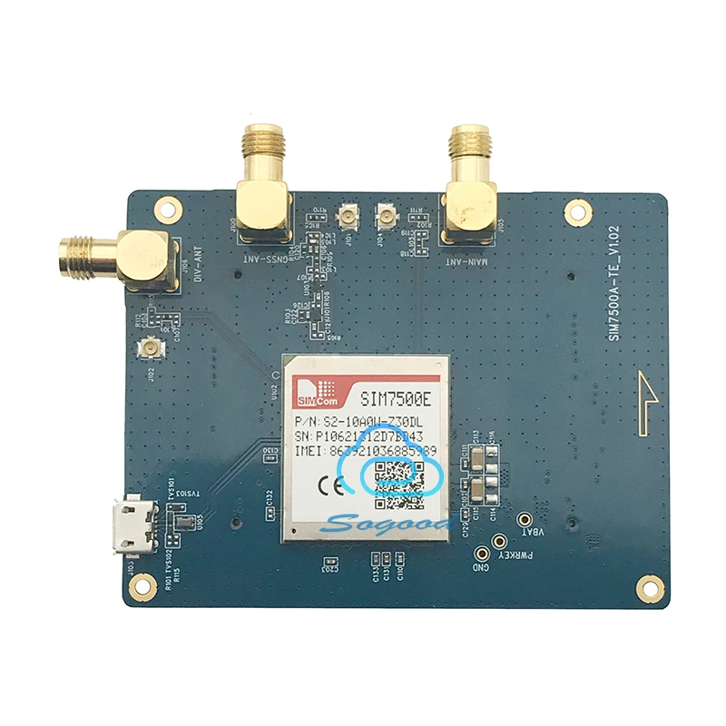 Оригинальный SIMCOM SIM7500 серии плата EVB SIM7500A SIM7500E SIM7500SA LTE Cat1 модуль Совет по развитию