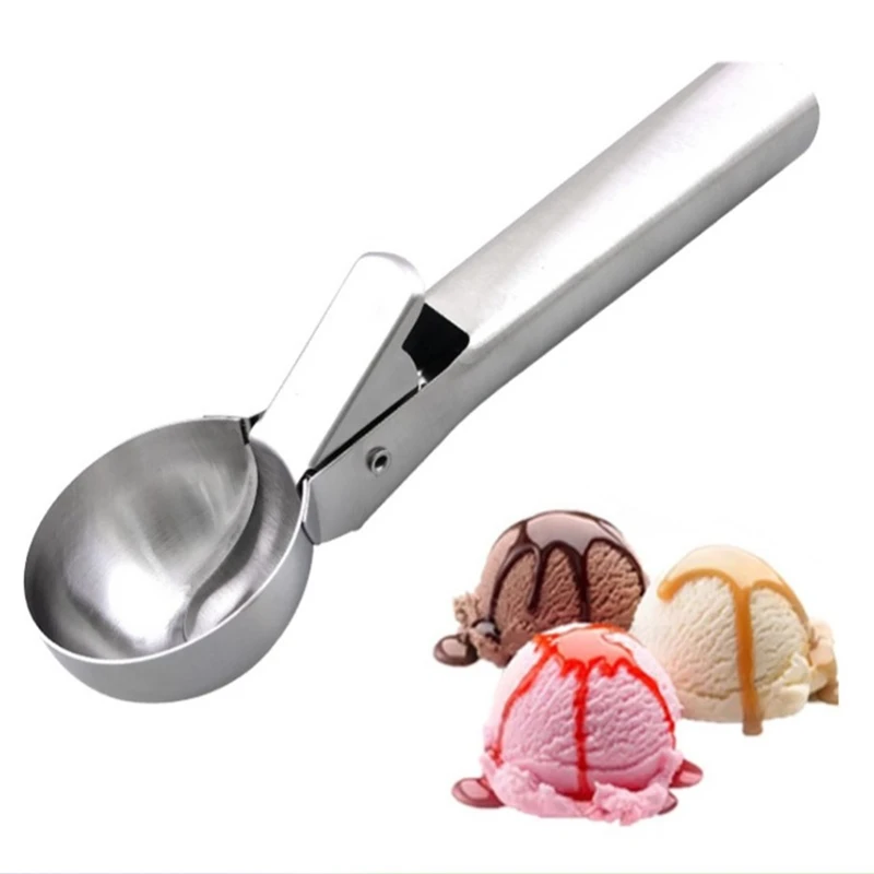 Совок для мороженого из нержавеющей стали с удобной ручкой от заморозки совок |