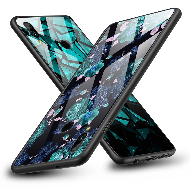 Чехол для телефона Huawei Honor 6X 7A 7C 7X 8A 8X 9Lite чехол из закаленного стекла Y6 Y9 2018 2019 Y7 Prime