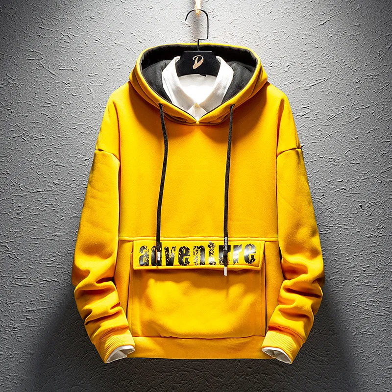 Толстовка с капюшоном в стиле хип хоп Мужская толстовка одежда теплая верхняя на