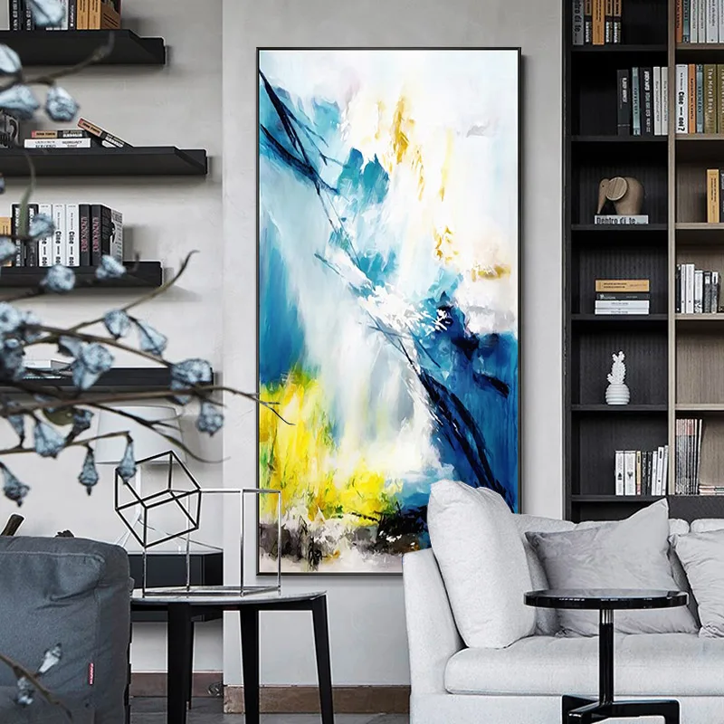 Ручная роспись маслом гигантские современные минималистичные абстрактные