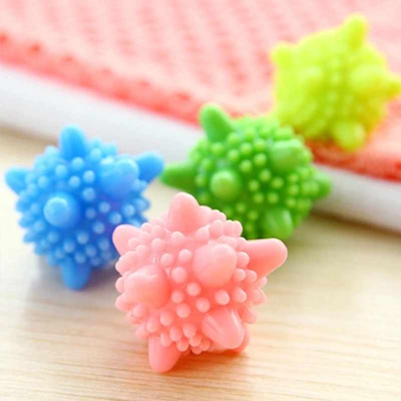 

3Pcs Reusable Magic Laundry Ball For Household Cleaning Washing Machine Clothes Softener Starfish Shape Solid Cleaning Balls