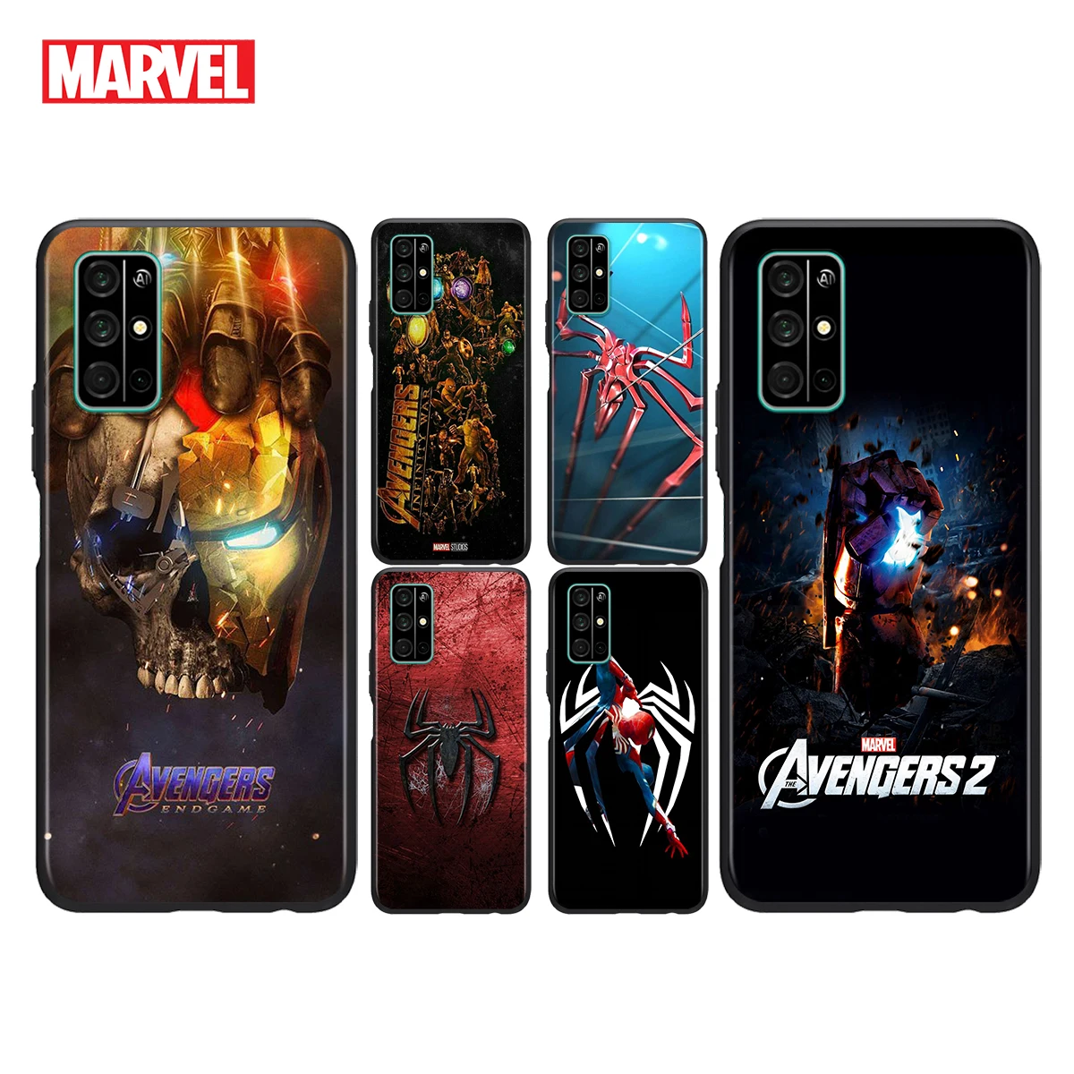 

Marvel Avengers Infinity Gauntlet Logo For Honor V30 View 20 V20 30i 30S 30 20S 20E 20i 20 Lite Pro Plus Phone Case