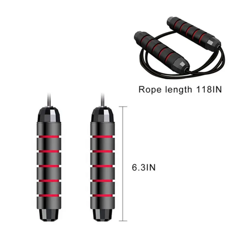 

Aerobic Exercise Boxing Skipping Jump Rope Adjustable Bearing Speed Fitness 425E