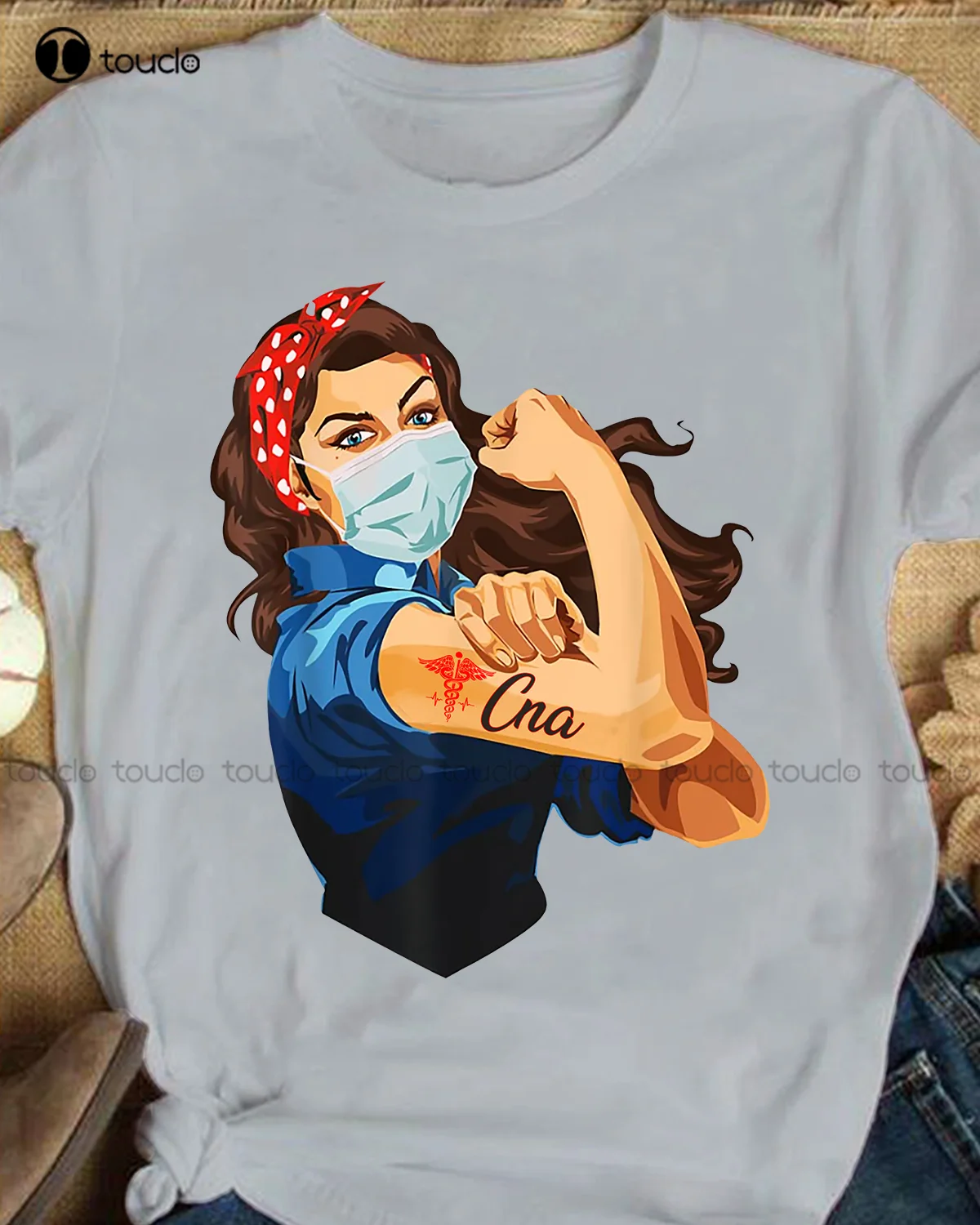 

Strong Woman Cna Nursing Nurse Week Gifts Women White T Shirt funny shirts for men