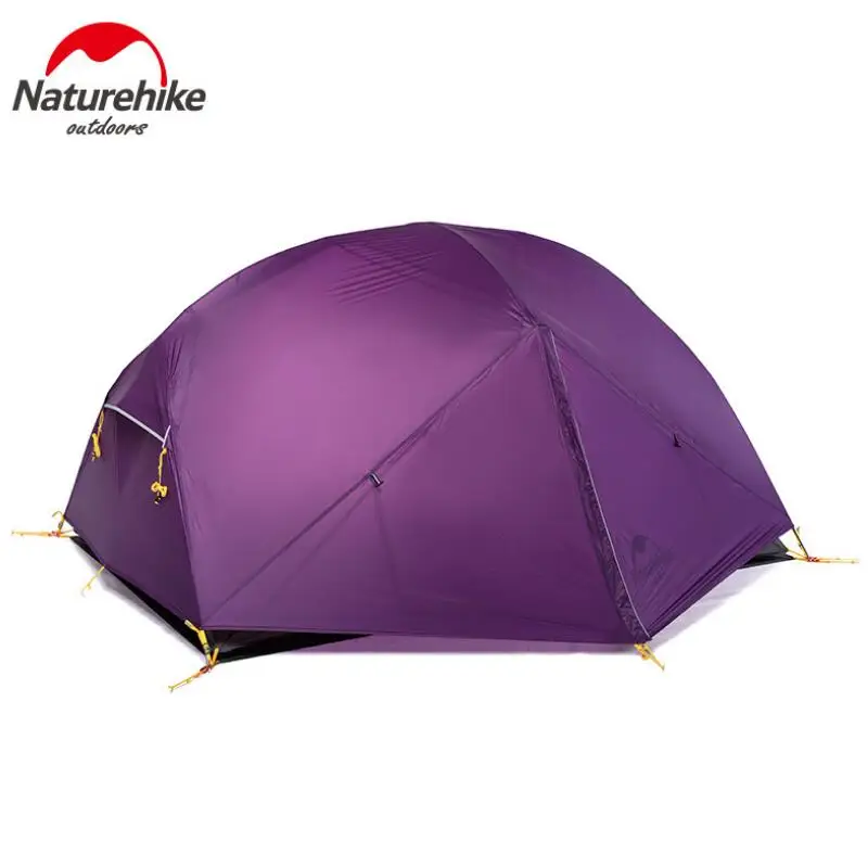 Naturehike 3 сезона Mongar 2 человека палатка для кемпинга 20D силиконовый нейлоновый