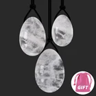 Мяч для тренировки Кегеля Yoni Eggs для женщин, 3 размера, с отверстиями в виде горного хрусталя, без отверстий, для тазового дна, массаж мышц