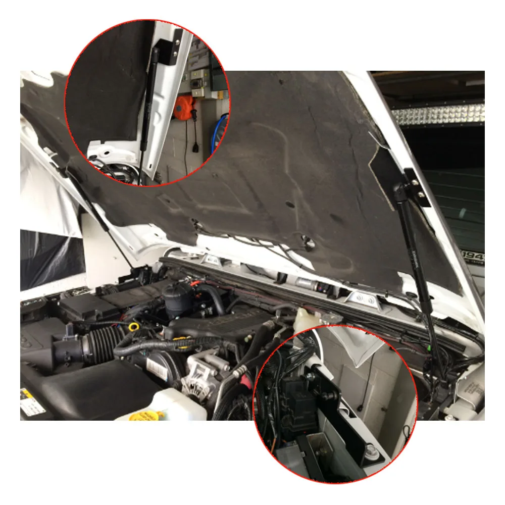 

Front Bonnet Hood Damper for 2007-2018 Jeep wrangler JK J8 TJL-J8 Modify Gas Struts Lift Support Shock Absorber