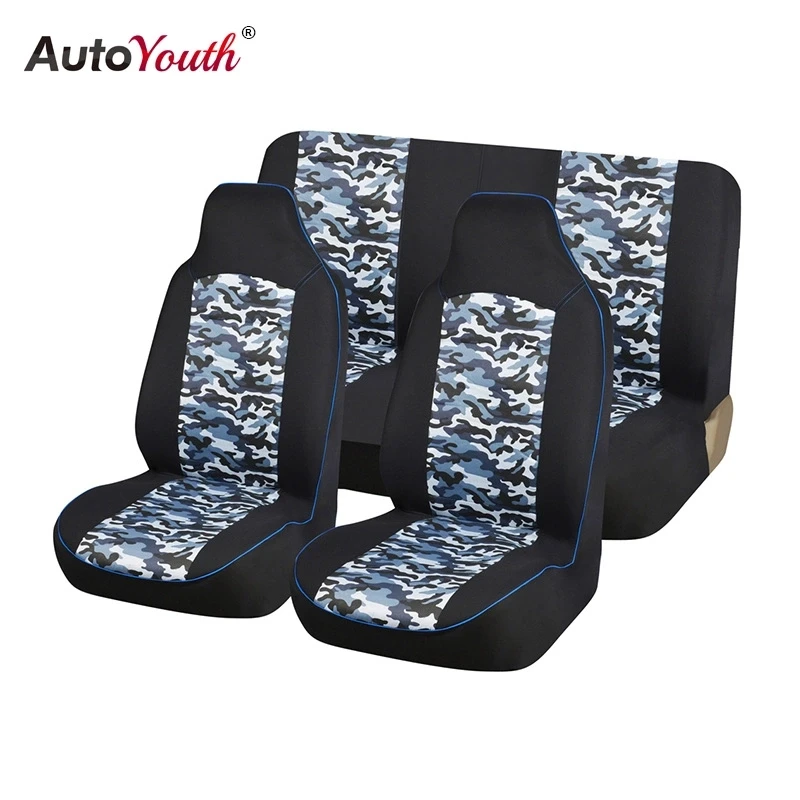 Autoyouth камуфляж автомобилей чехлы универсальный fit ковшеобразные сиденья салона аксессуары мода протектор автокресло автомобиль для укладки чехлы для автомобиля накидка на сиденье чехлы для авто