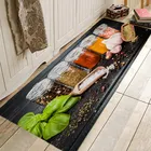 Современный длинный кухонный коврик, ковер для ванной, напольный коврик, подстилка для кухни, абсорбирующие напольные коврики для спальни, гостиной