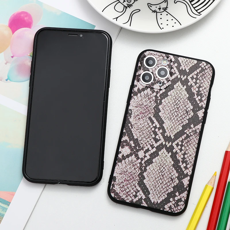 

Snake Skin 3D Emboss Print Soft TPU Fundas Phone Cases For iPhone 11 Pro XS Max XR X 5 5S SE 2020 6 6 7 8 Plus Case Cover Coque
