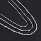 Цепочка Из пеньковой веревки Майами для мужчин и женщин, ожерелье из звеньев кубинской цепи в стиле панк, подарок сделай сам, 100%