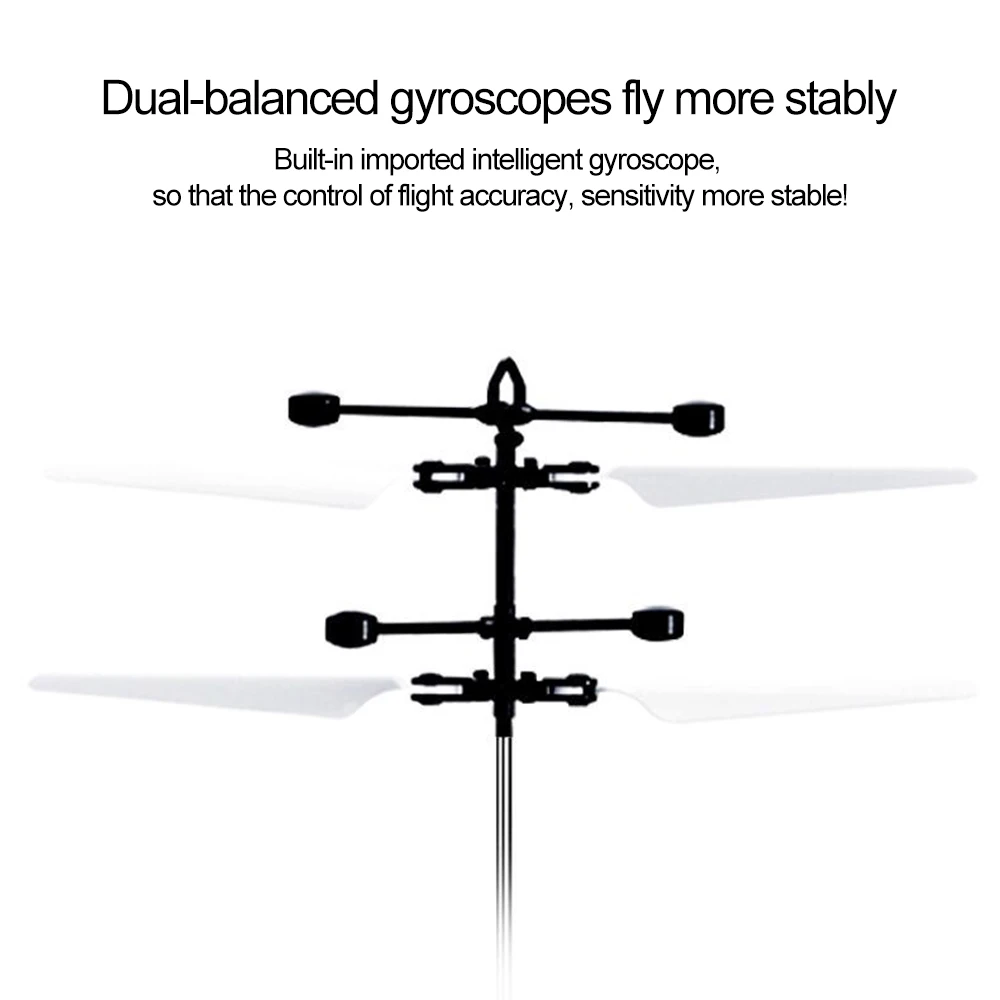 

Creative Design Wearing Bamboo Dragonfly Santa Claus Induction Aircraft Toy Christmas Party Gift Wedding Proposal Ring Props