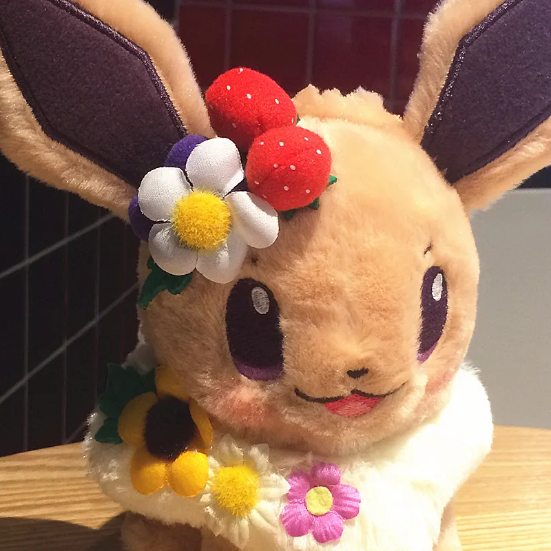 Новая аутентичная японская аниме игра 2 шт Пикачу и Eievui Пасхальная Eevee плюшевая кукла мягкая игрушка ограниченная плюшевая кукла игрушка