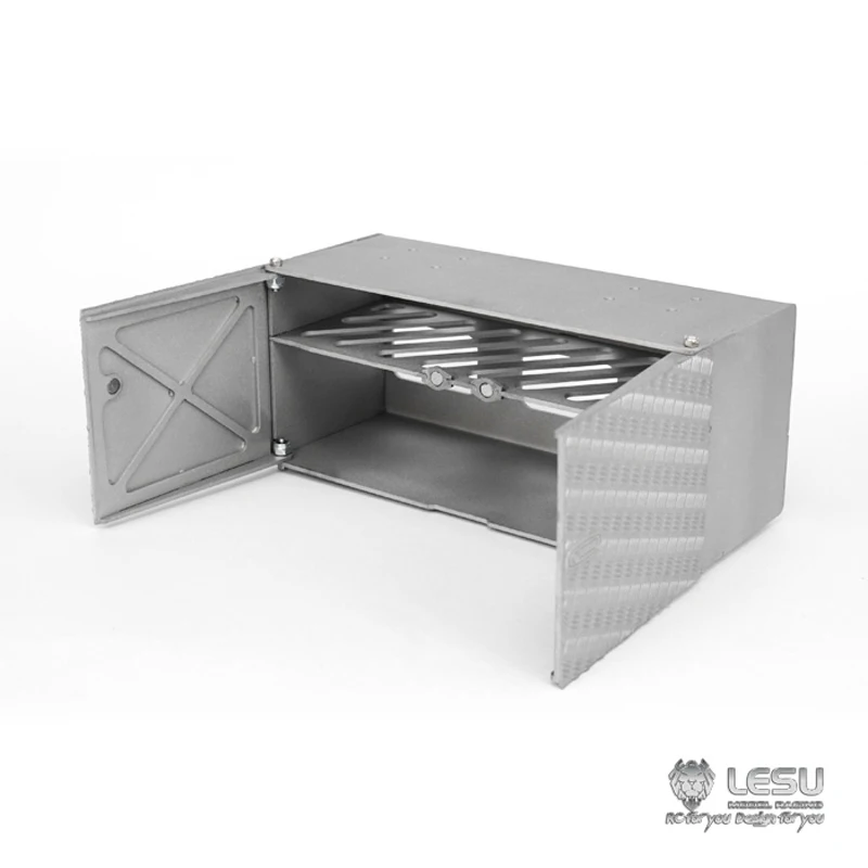 1/14 металлический ящик для инструментов прицепа LESU HINO700 DIY TAMIYA модель трактора