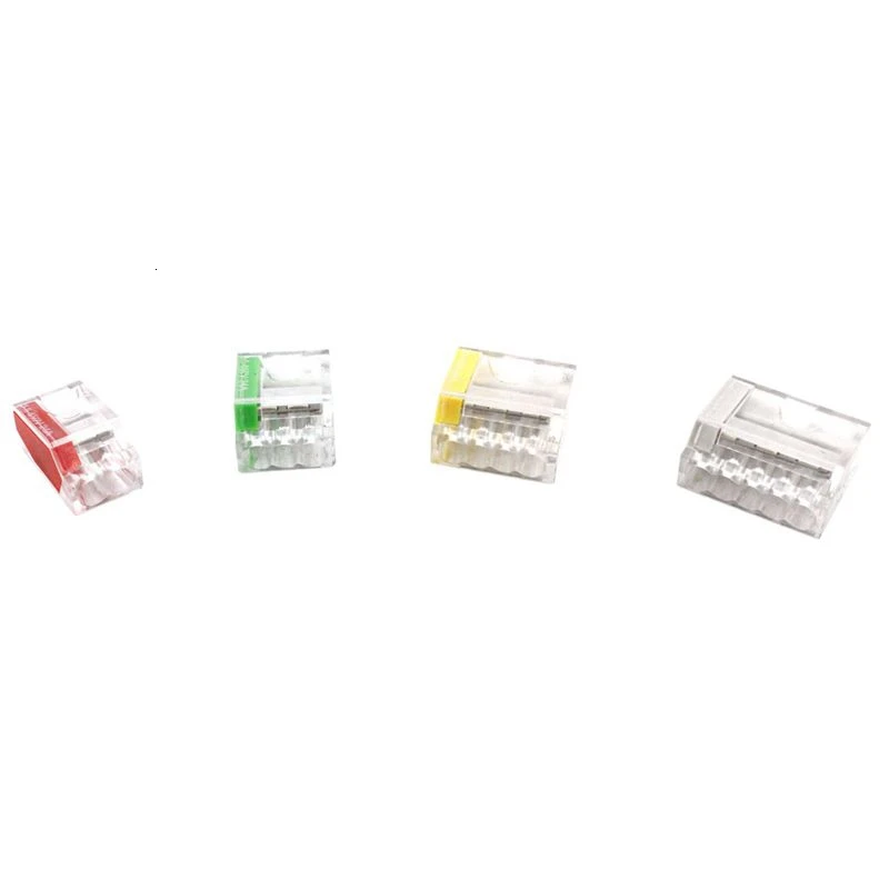 

Wire Connector PCT 252 253 254 255 Mini Quick Conectors Universal Compact Wiring Conductor Push-in Terminal Block LED Conector