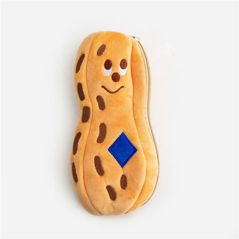 

Japanese Student Kawaii School Pencil Bag Cartoon Peanut Pen Pencilbag Storage For Girls Cute Cosmetic Makeup Case Bag Pouch