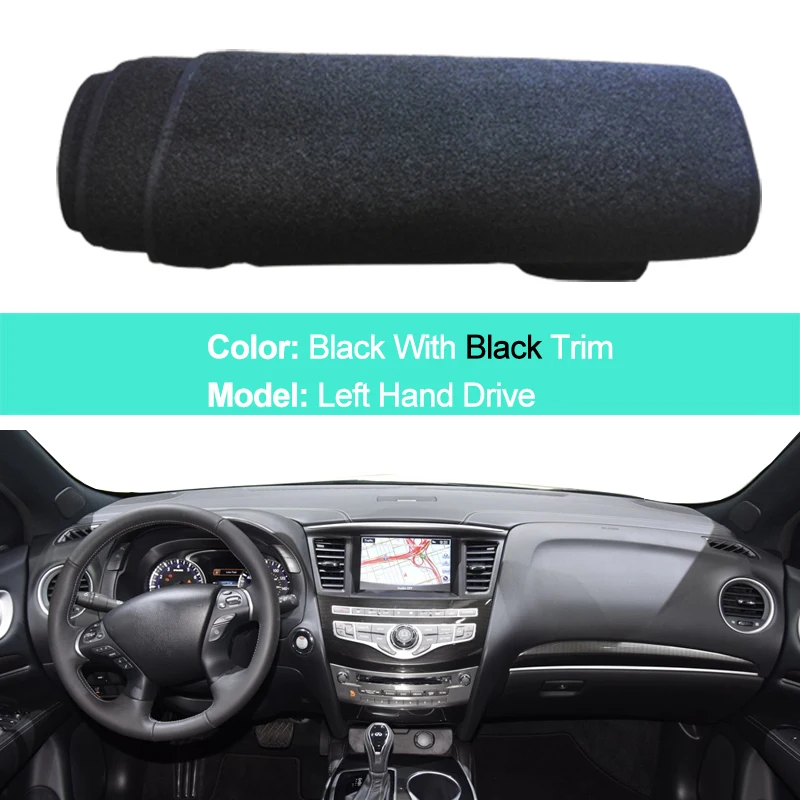 

Накидка на приборную панель автомобиля, ковер для Infiniti QX60 JX35 2012 2013 2014 2015 2016 2017 2018 2019 2020