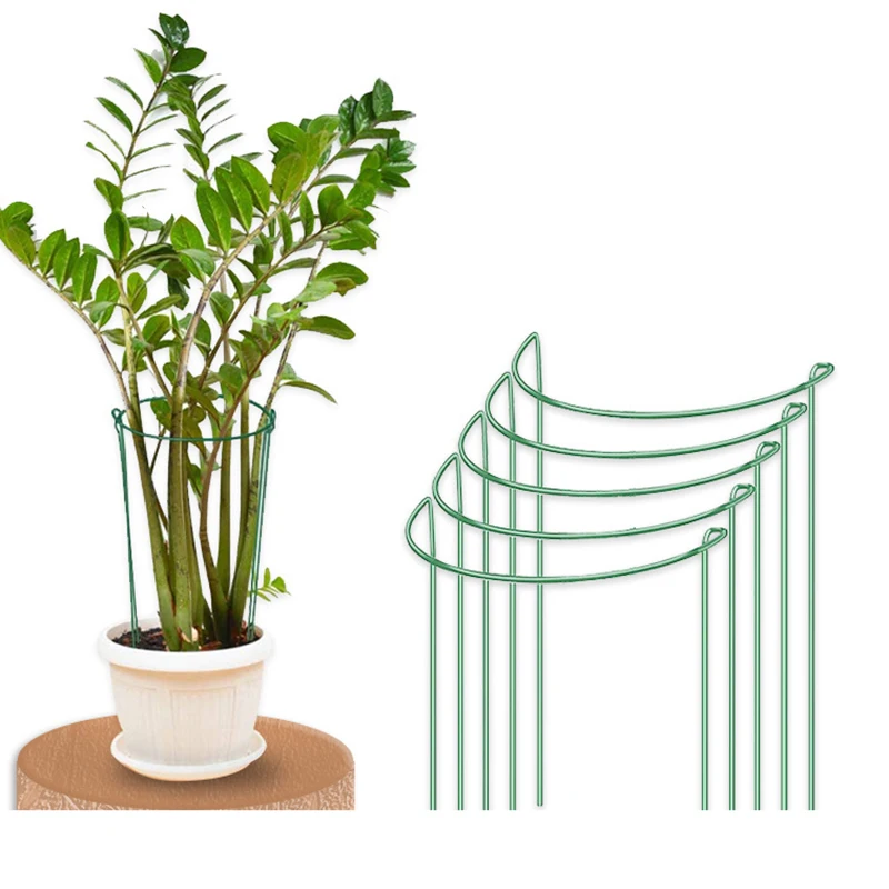 

Garden Plant Support Cage Plie Flower Stand Holder Green House Orchard Rod