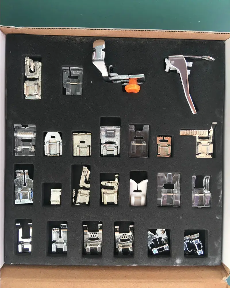 24 шт. Швейные машины от поставщиков прижимных лапок для швейных машин набор ножек