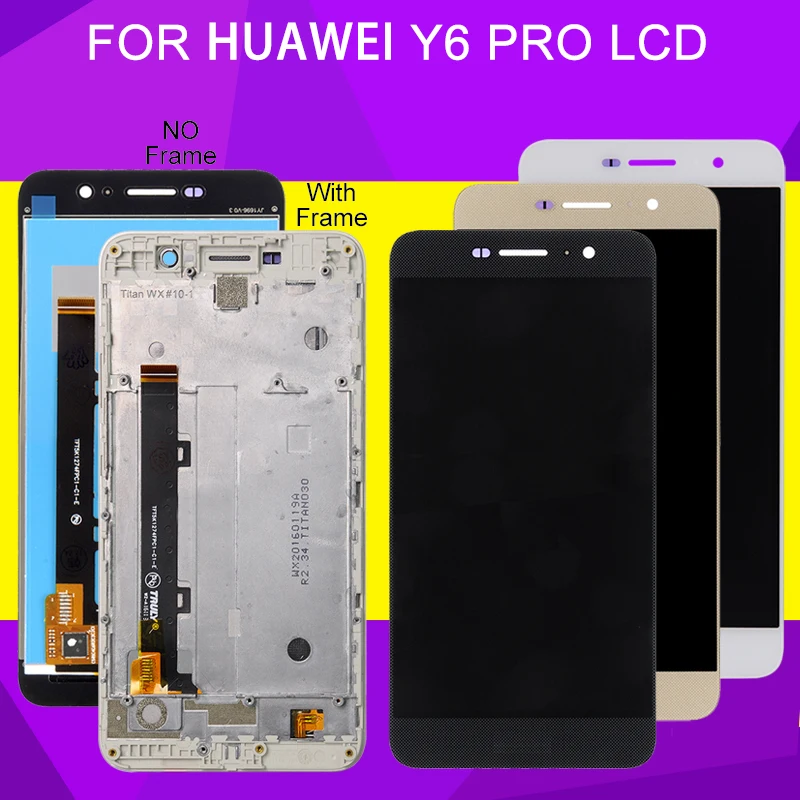 HH Tit al00 l01 ЖК дисплей для Huawei Y6 Pro Дисплей с сенсорным экраном дигитайзер в сборе Honor