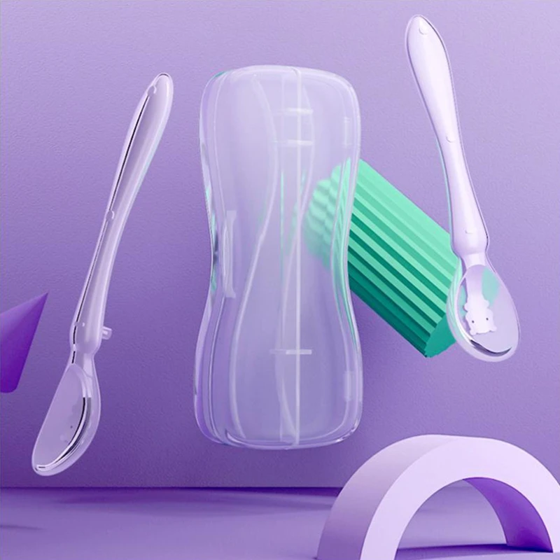 Ложка детская силиконовая Мягкая для обучения 2 шт.|Ложки| |