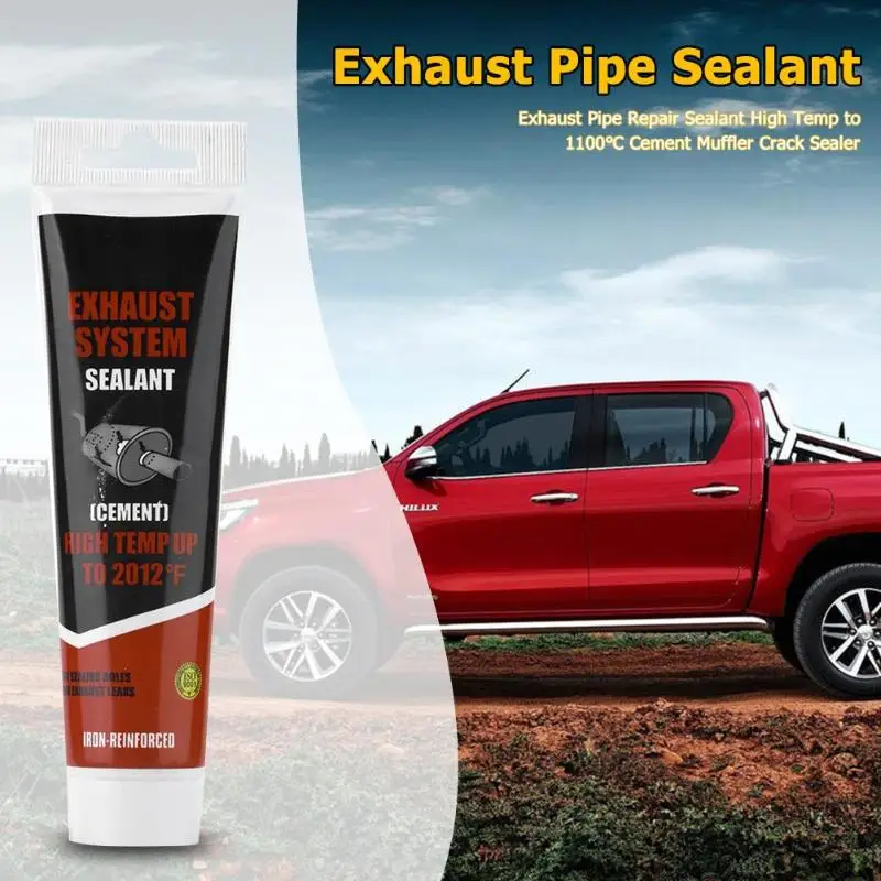 Ремонт выхлопной трубы герметик высокой температуры до 1100℃ цементный глушитель