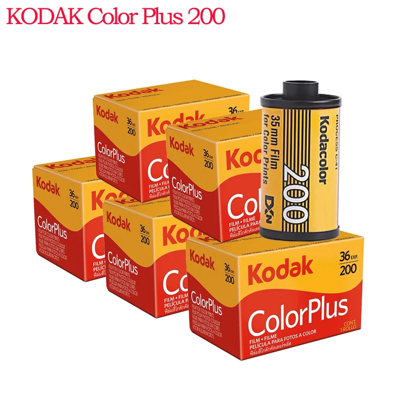 

KODAK ColorPlus 200 35mm Film 36 Exposure per Roll Fit For M35 / M38 Ultra F9 Camera(Expiration Date: 2023)