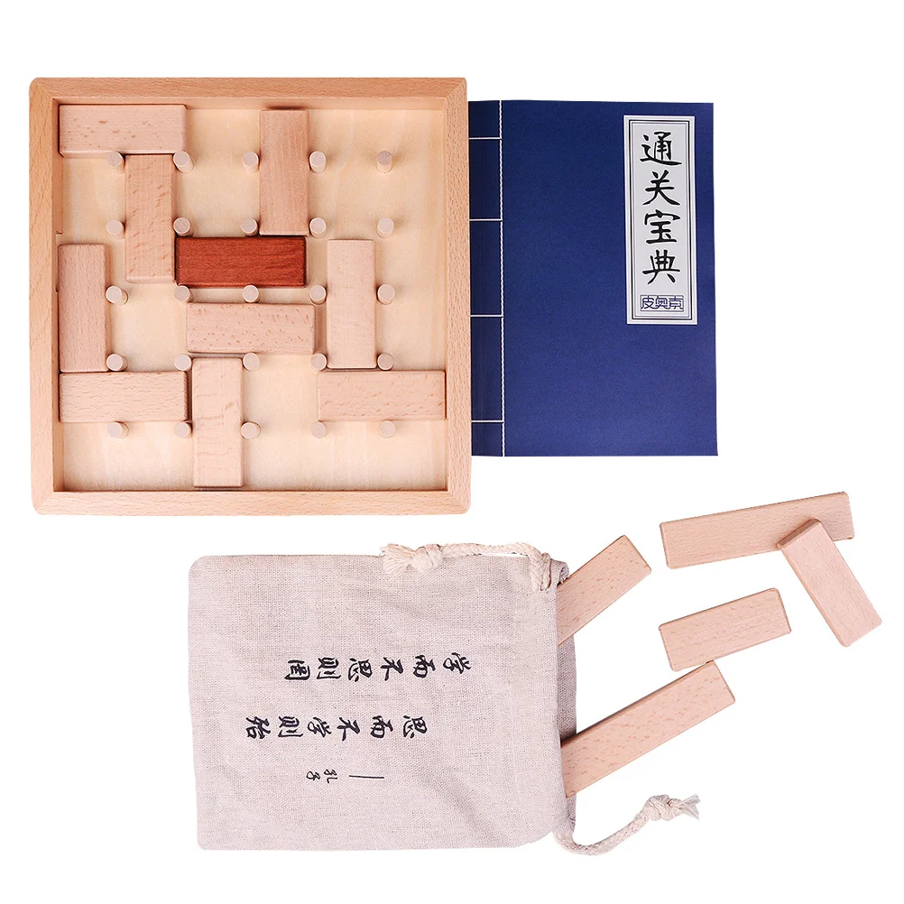 

1 Set Sliding Block Puzzle Logical Thinking Game Puzzle Brain Teasers