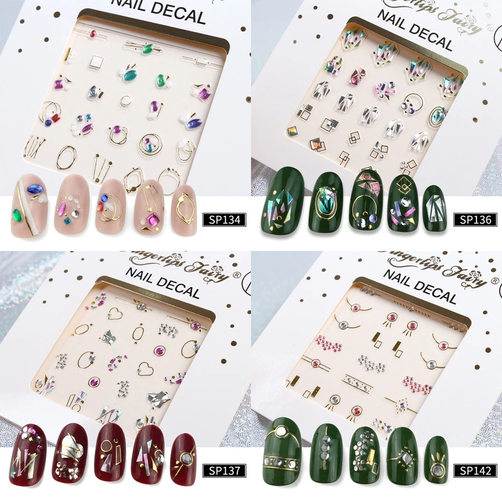 

1pcs DIY Silver Embossed Small Floral Water Slide Sticker Manicure Decoration 3D Dot Bronzing Line Nail Sticker Sexy Beauty
