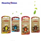 60 шт. батарея Caddie слуховые аппараты A312 A10 A13 A675 пиковые цинковые воздушные батареи RAYOVAC для усилителя звука долговечные