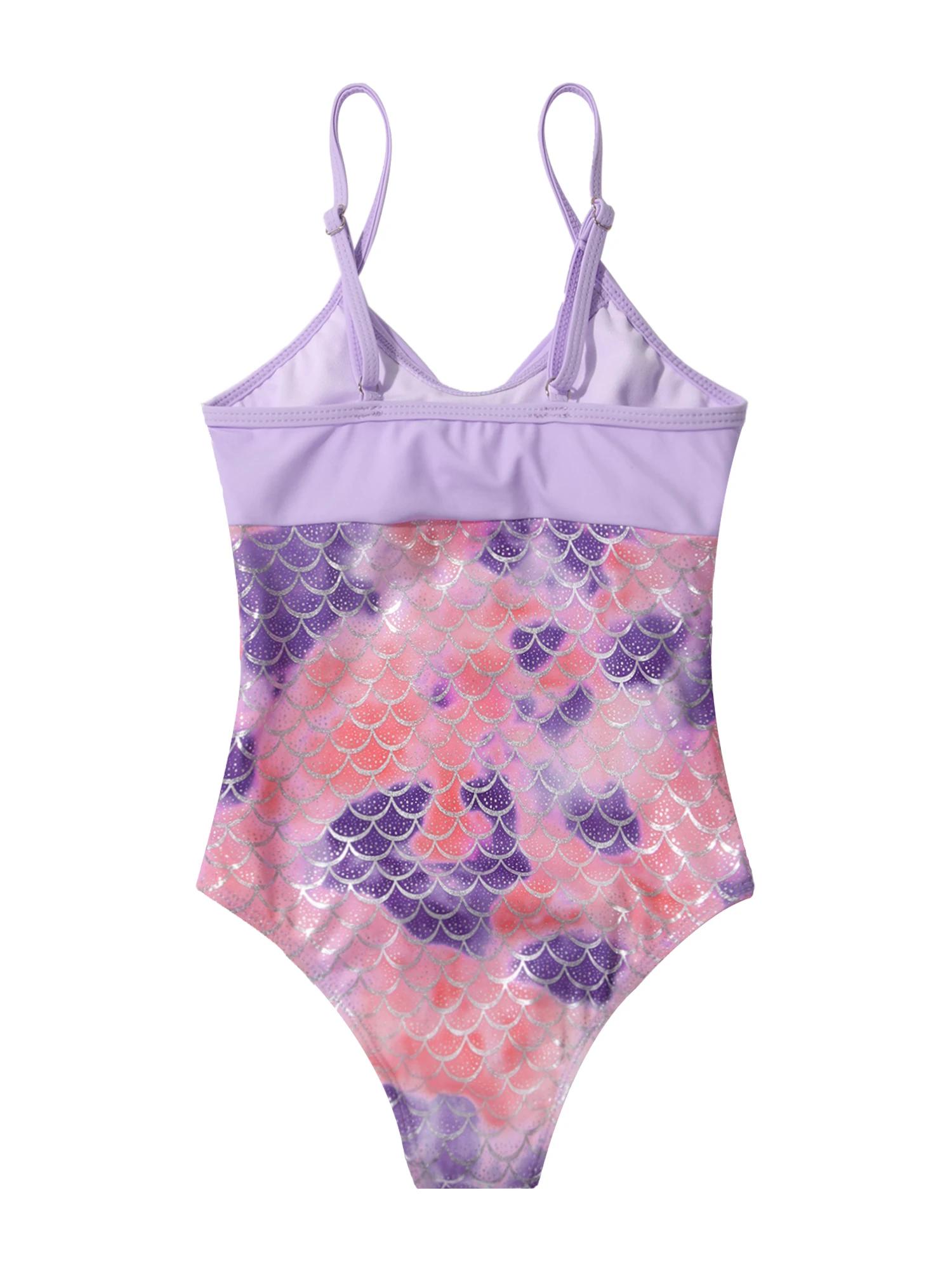 Детские Боди для девочек с рисунком рыбьей чешуи в стиле русалки