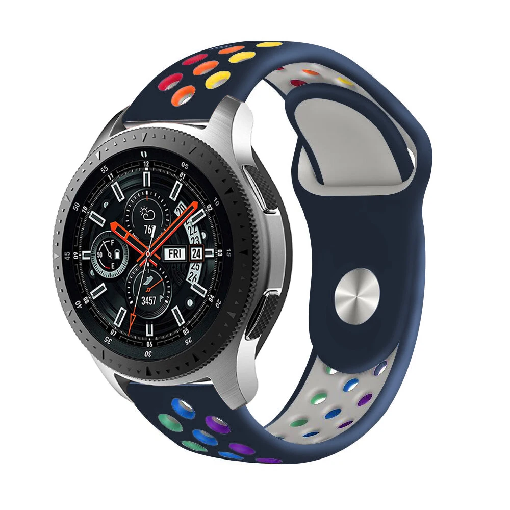 Pride Edition ремешок для Samsung gear s3 Frontier/Classic 20 мм/22 мм спортивный силиконовый браслет