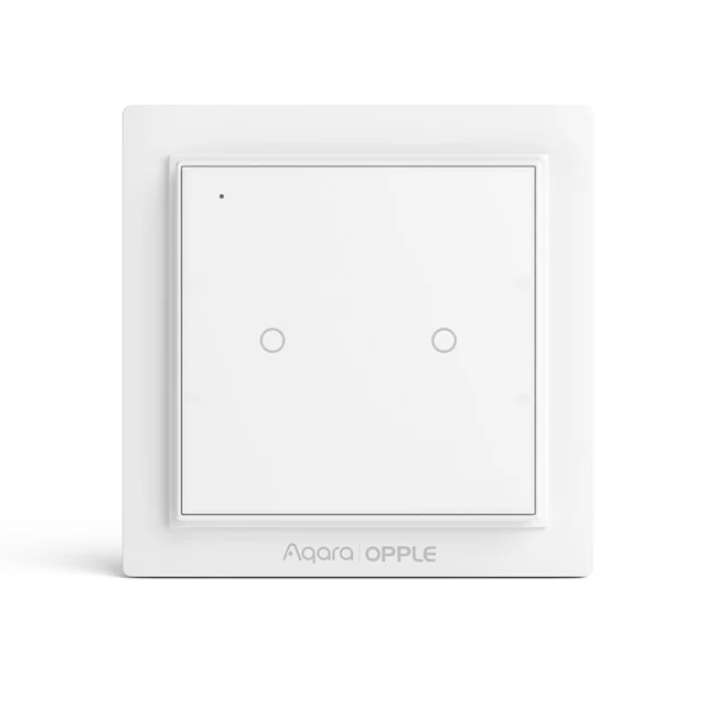 White Xiaomi oppple Aqara Zigbee 3,0 беспроводной переключатель сцены умный пульт дистанционного управления приложение интеллектуальное приложение для дома 2 комплекта Новинка - Цвет: White