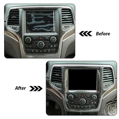Наклейка с центральным контролем экрана GPS для Jeep Grand Cherokee 2014 + 7 шт.|Лепнина