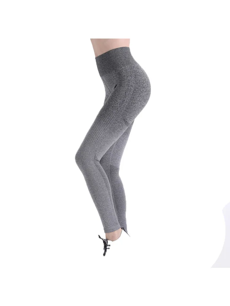

Fitness Female Long Leggings Gradient Colors Running Pants Formfitting Peach Hips Yoga Pants Skinny Gym Trousers 2021 Sportwear