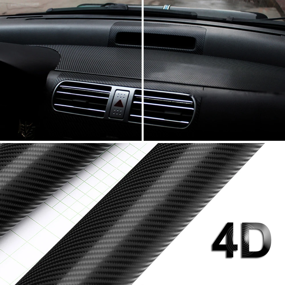 

Виниловая плёнка из углеродного волокна 4D, 600 х50 см
