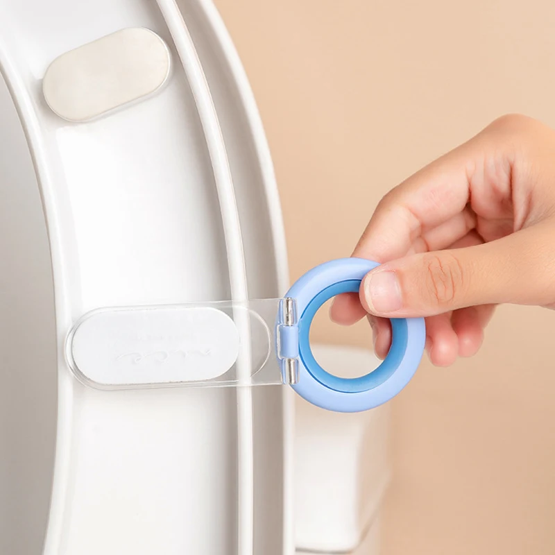 

2PCS Toilet Seat Holder Lifter Sanitary Closestool Seat Cover Lift Handle Toilet Seat Cover Lifter Bathroom Home Cleaning Tool
