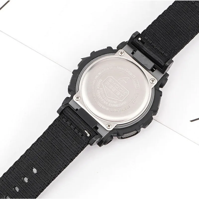 Durable Nylon Watchbands For Casio G-Shock GA-110/100/120/150/200/300/400 GD-100/110/120 Anti-fall Watch Band Replacement Strap | Наручные