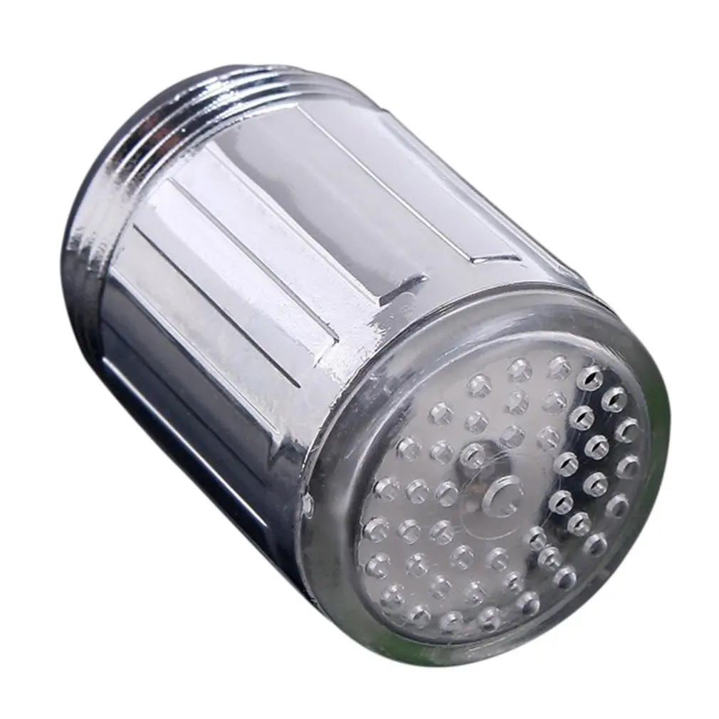 

3 Color 7 Colors Changing Glow Light-up LED Kitchen Faucet Shower Tap Novelty Luminous Faucet Nozzle Head Light Bathroom Light