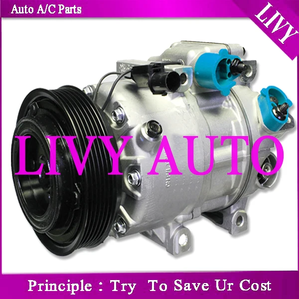 Автомобильный Компрессор переменного тока для 10 12 HYUNDAI SANTA FE 11 13 KIA SORENTO 2.4L 471 6040
