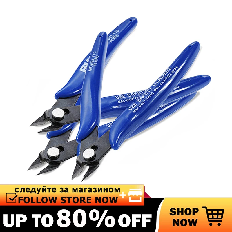 Диагональные плоскогубцы Plato 170 кусачки для электрических проводов боковые
