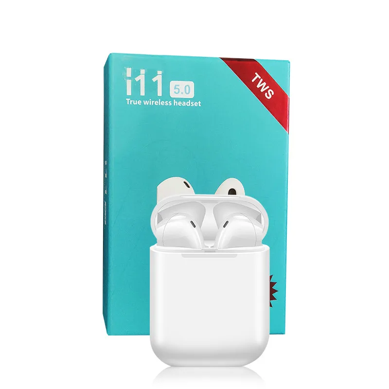 Touch i11 Наушники с сенсорным управлением i11 tws Bluetooth 5,0, беспроводные наушники PK i10 tws i12 tws i20 i13 i30 i60 lk te9 для Iphone Xiaomi - Цвет: Touch i11