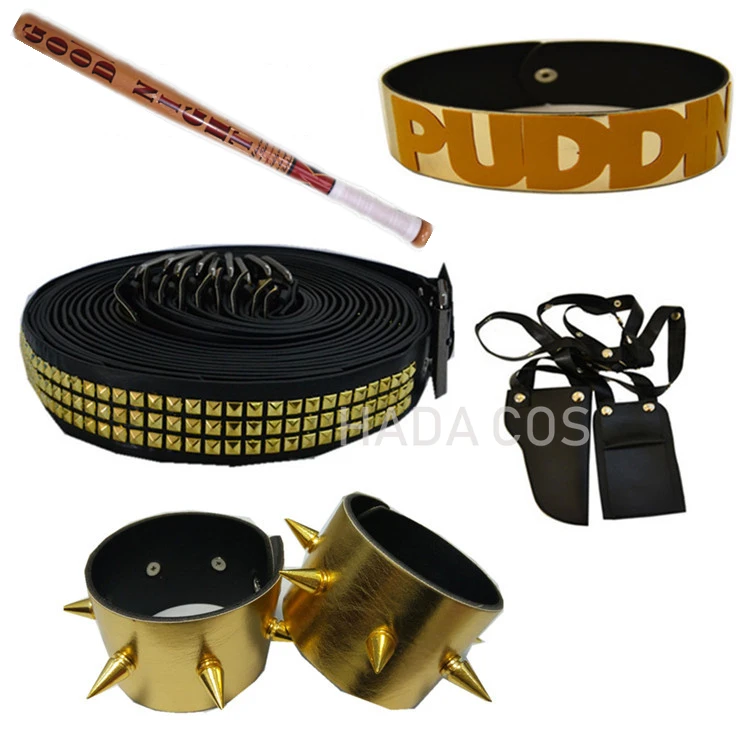 Костюм Харли летучая мышь Квинн Отряд Самоубийц косплей аниме реквизит ожерелье