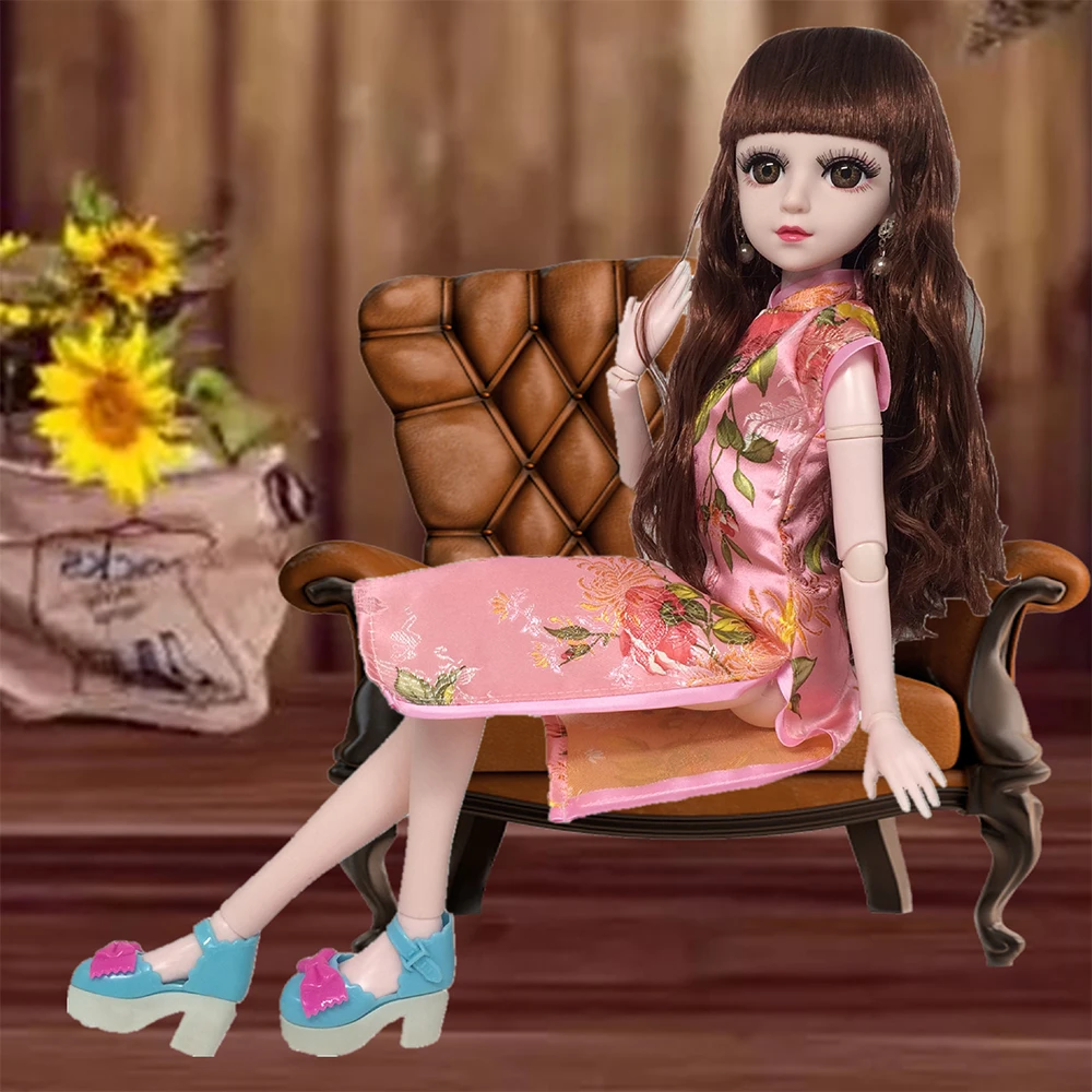 BJD аксессуары, Одежда для кукол, платье для девочек, подходит для 60 см, 1/3, BJD кукла, модная плиссированная юбка, одежда для студентов, Подарочные игрушки