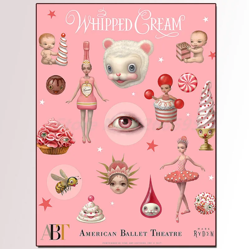 Алмазная 5d картина Mark Ryden с взбитым кремом алмазная вышивка украшение для дома