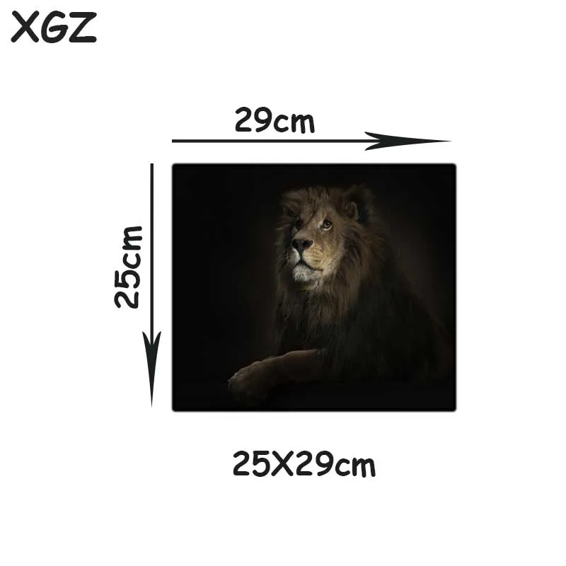 

XGZ game mouse pad animal lion Mouse Pad Black lock edge Internet bar computer desk pad speed natural rubber anti slip, suitable