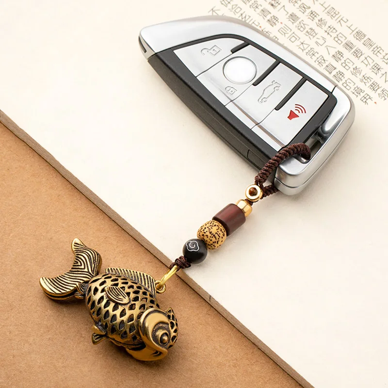 Медная подвеска винтажная латунная металлическая счастливая животное шнурок